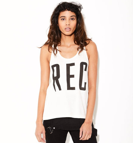 REC womens hemp tank top