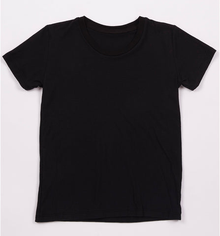 Black Women's Hemp Crew Tee